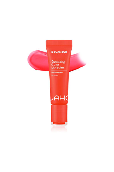 NOLAHOUR Glowing Color Lip Balm 0.35 Oz (Shining Berry)