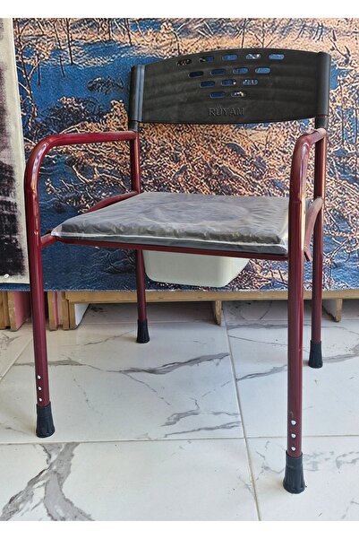 ozbience Deri Koltuklu Tuvalet ve Banyo Sandalyesi, Konforlu ve Şık Tasarım