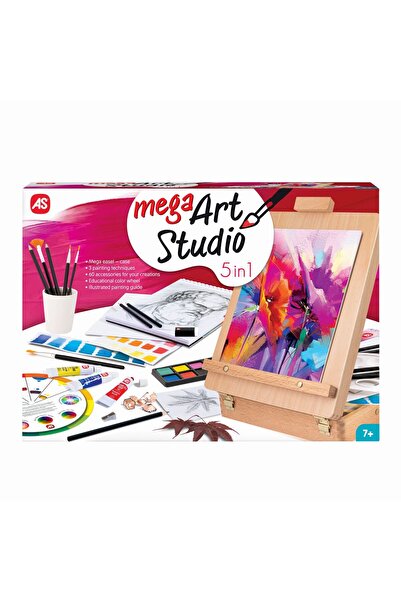 As HAPPI HOBBI MEGA ART STUDIO 5 IN 1 SET DE DESEN