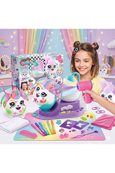 Cici Oyuncak AirBrush Plush Hair'iffic Salon Saç Salonu Tasarım Seti