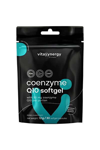 VITAXYNERGY Коензим Q10, хранителна добавка, 30 меки капсули, 1 бр.