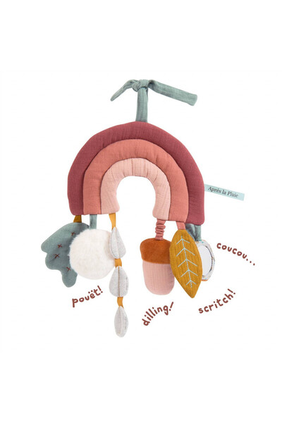 Moulin Roty Jucarie senzoriala bebe Curcubeu cu activitati,