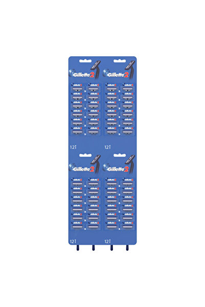 Gillette 2 Card 48 buc, aparat de ras, 1 buc