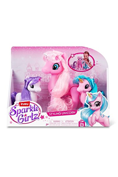 Sparkle Girlz 1 model, figurine, set familie unicorni