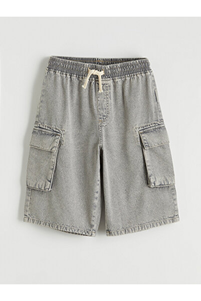 LC Waikiki Pantaloni scurți cargo din denim pentru băieți
