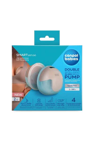 Canpol babies SmartSense 20/116 Двойна интелигентна помпа за кърма без ръце