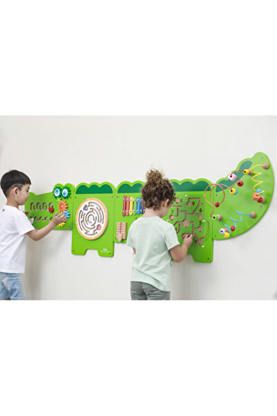 Viga Multifunctional wall toy - crocodile,