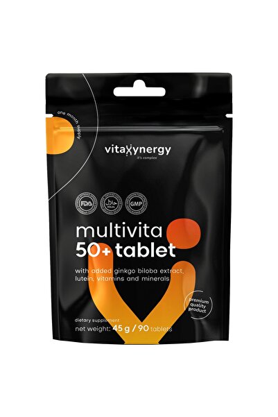 VITAXYNERGY Multivita 50+, supliment alimentar, 90 tablete, 1 buc