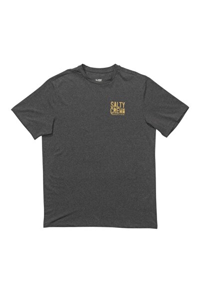 Salty Crew Δοκιμασμένο και αποδεδειγμένο SS SUNSHIRT ΑΝΘΡΑΚΙ ΜΕΛΑΝΖΕ "