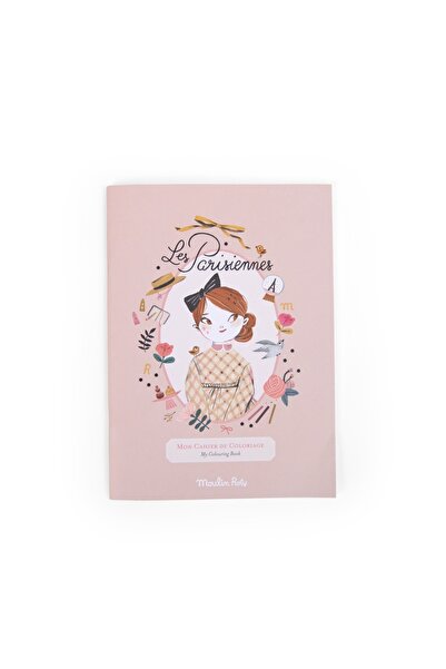 Moulin Roty Carte de colorat Domnisoare pariziene,