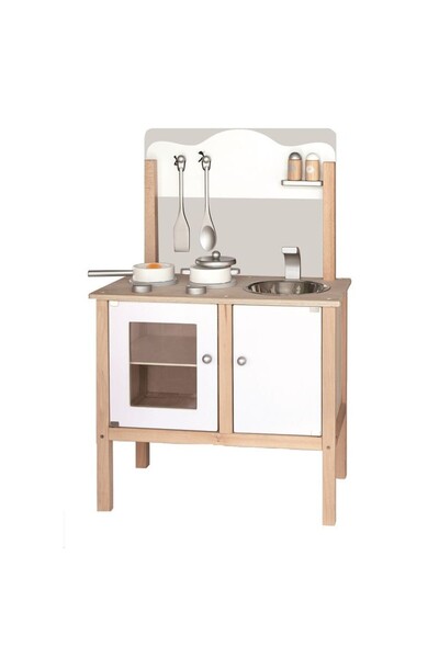 Viga White kitchen with accessories