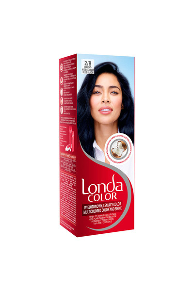 Londa Color, vopsea de par, nuanta negru albastrui, nr 2/8