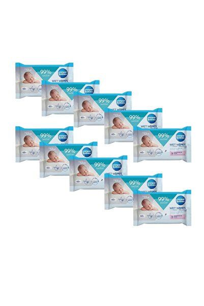 Canpol babies Servetele umede pentru bebelusi 99% apa, 10 pachete X 60buc, 60...