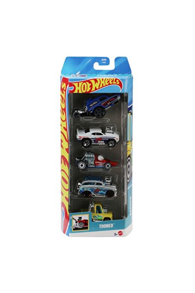 mattel КОМПЛЕКТ 5 МАШИНИ HOT WHEELS TOONED