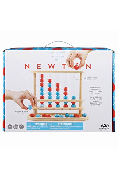 Spin Masters NEWTON MARBLES 5 IN A LINE WOODEN GAME