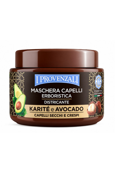 I Provenzali Mască Păr Karité și Avocado 200 ml – Hidratare Intensă, Păr Uscat