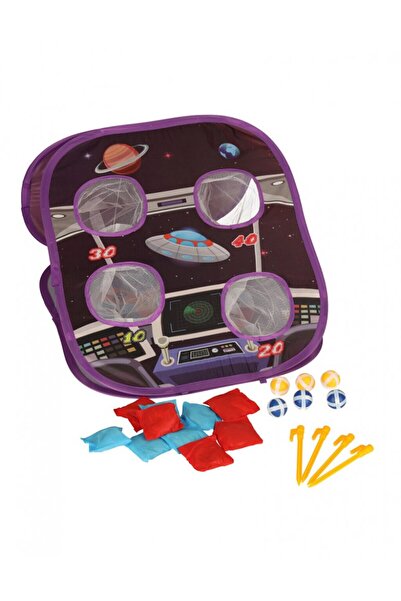 Ikonka Joc Darts 2 in 1 cu velcro si 21 elemente Multicolor Space