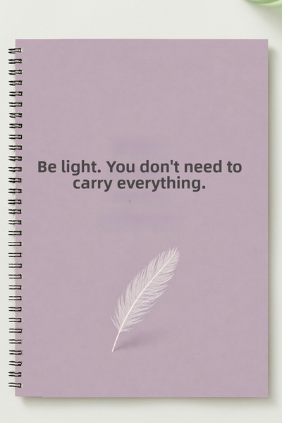 BLACKONECLASS Special Design Themed A5 Metal Spiral Bound Unlined Cardboard C...