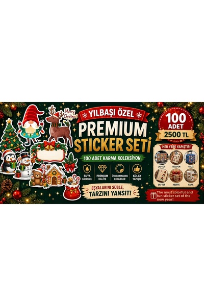 Rabona Fashion Christmas Vibes – Christmas Sticker Set