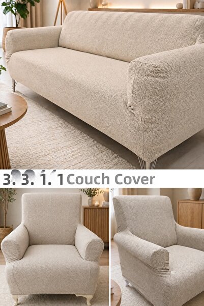 uzhanem Bohemian 3.3.1.1 Σετ καλύμματος καναπέ Κάλυμμα καθίσματος Υφασμάτινο ...