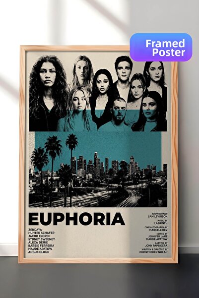 Postifull Αφίσα με ξύλινο πλαίσιο Euphoria, Πίνακας Κινηματογράφου και Τηλεοπ...