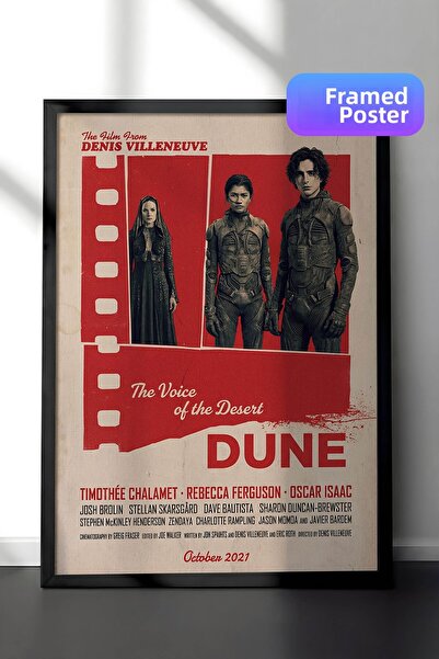 Postifull Αφίσα με μαύρο πλαίσιο Dune, Πίνακας Κινηματογράφου και Τηλεοπτικής...