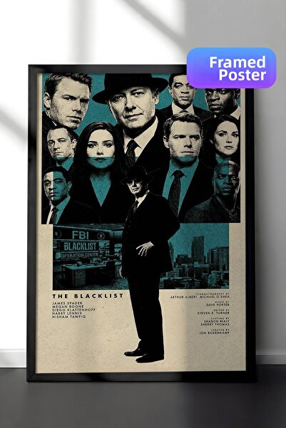 Postifull The Blacklist Αφίσα με Μαύρο Πλαίσιο, Πίνακας Κινηματογράφου και Τη...