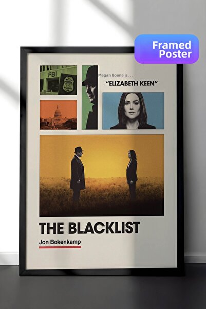 Postifull The Blacklist Αφίσα με Μαύρο Πλαίσιο, Πίνακας Κινηματογράφου και Τη...