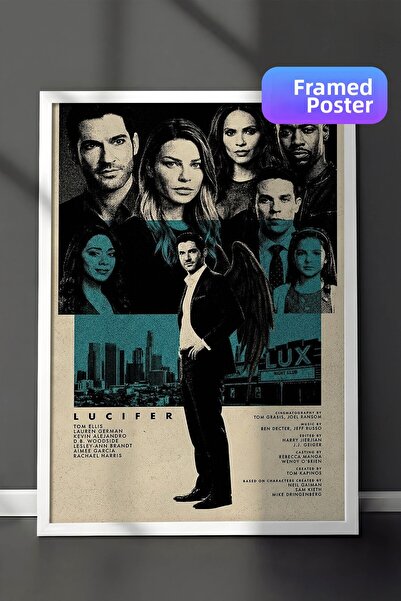 Postifull Αφίσα με λευκό πλαίσιο Lucifer, Πίνακας Κινηματογράφου και Τηλεοπτι...