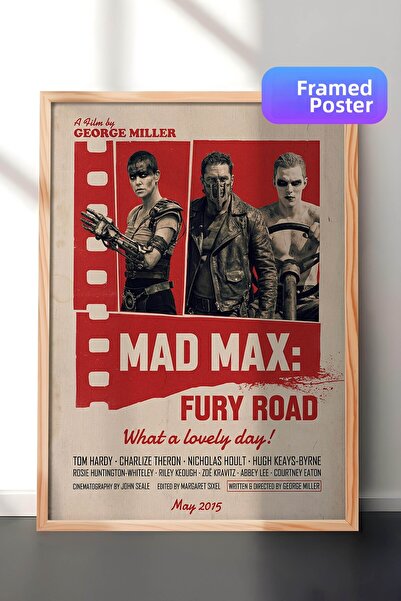 Postifull Αφίσα με ξύλινο πλαίσιο από το Mad Max Fury Road, Πίνακας Κινηματογ...