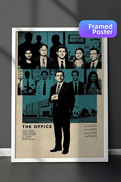 Postifull The Office (ΗΠΑ) Αφίσα με λευκό πλαίσιο, Πίνακας Κινηματογράφου και...