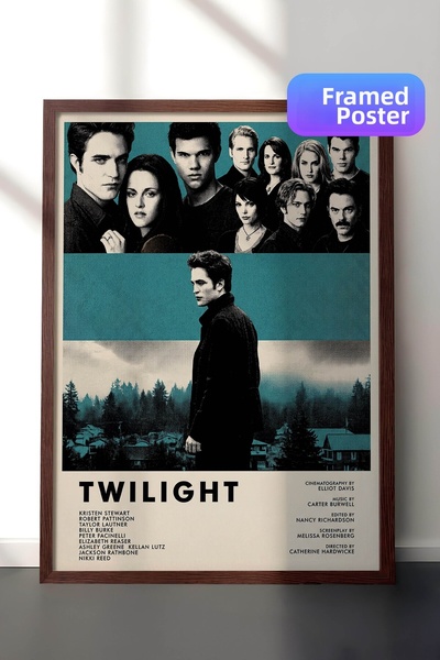 Postifull Αφίσα με κορνίζα σε καφέ απόχρωση, Πίνακας κινηματογράφου και τηλεο...