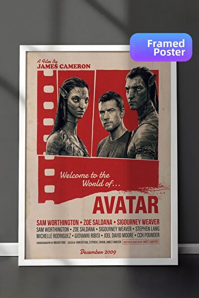 Postifull Αφίσα Avatar με λευκό πλαίσιο, Πίνακας Κινηματογράφου και Τηλεοπτικ...