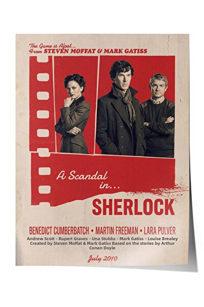 Postifull Αφίσα Σέρλοκ, Αφίσες ζωγραφικής τέχνης για κινηματογράφο και τηλεοπ...