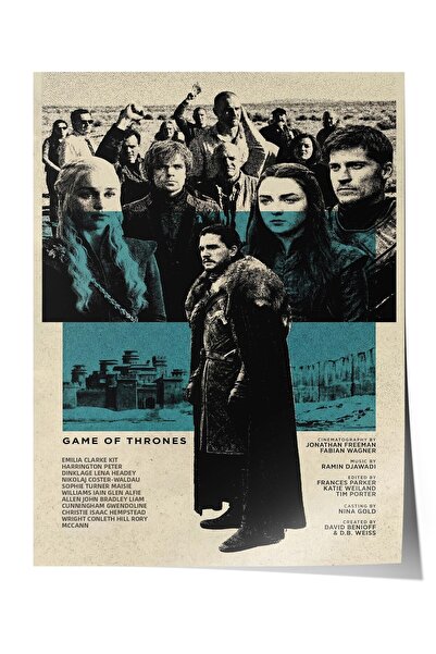 Postifull Αφίσα του Game of Thrones, Αφίσες ζωγραφικής τέχνης για κινηματογρά...