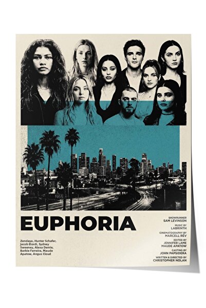 Postifull Αφίσα Euphoria, Αφίσες ζωγραφικής τέχνης για κινηματογράφο και τηλε...