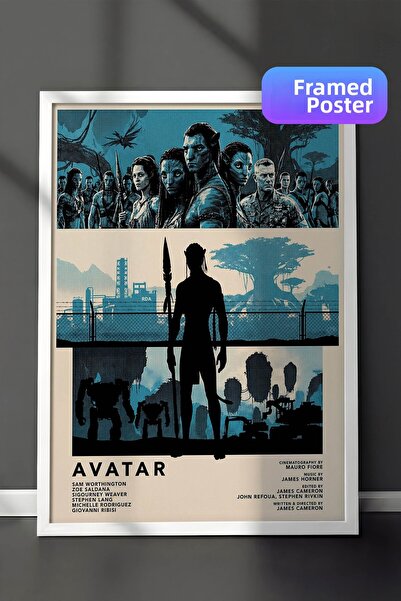 Postifull Αφίσα Avatar με λευκό πλαίσιο, Πίνακας κινηματογράφου και τηλεοπτικ...