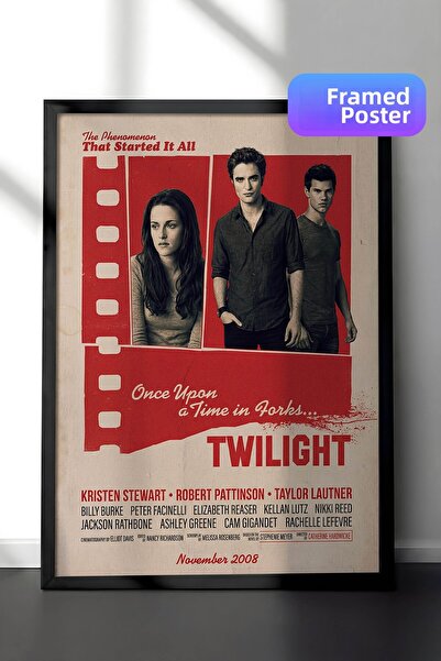 Postifull Αφίσα με μαύρο πλαίσιο Twilight, Πίνακας Κινηματογράφου και Τηλεοπτ...
