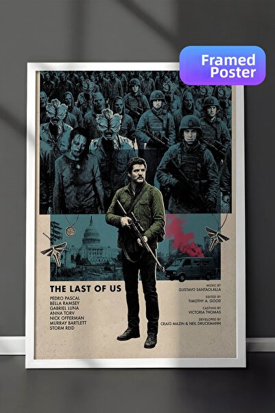 Postifull Αφίσα The Last of Us με λευκό πλαίσιο, Πίνακας Κινηματογράφου και Τ...