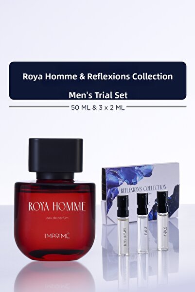 Imprime Roya Homme Edp Men's Perfume 50ml & Mini Trial Set 3 X 2 Reflexions M...