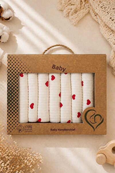 Pure Plus 7-Pack 100% Cotton Baby Mouth Wipes |   Combed Cotton Shoulder Cove...