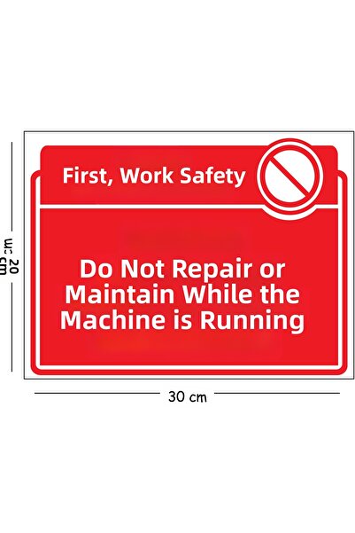 Mayeka Metal Machine: Do Not Perform Repair and Maintenance While Operating 2...