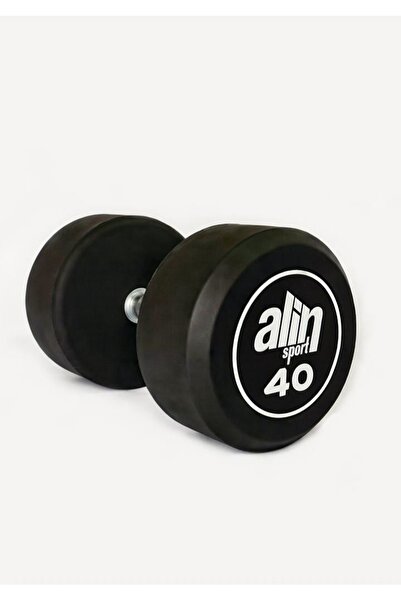 ALİN Sport 40 KG Kauçuk Kaplı Profesyonel Olimpik DUMBBELL ( Dambıl ) – BEYAZ