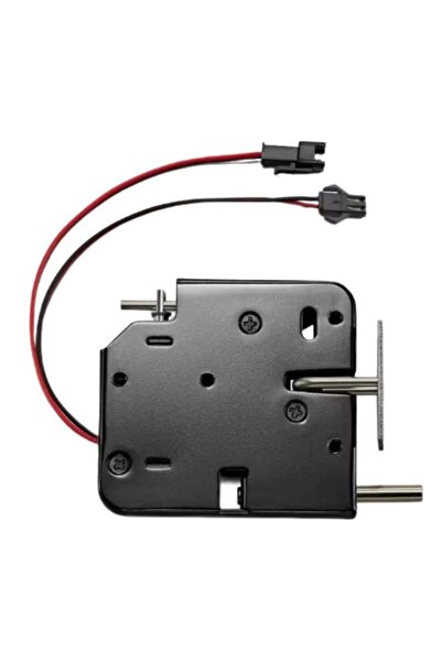 Motorobit K02 12V 2A Manyetik Selenoid Kilit - İtme Yaylı