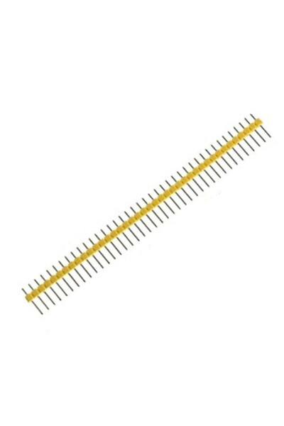 Genel Markalar 1x40 Erkek Header 40 Pin 2.54mm 180 Derece - Sarı
