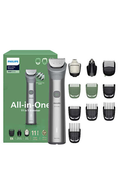 Philips All-in-One Trimmer 5000 Series 11'i 1 arada erkek bakım seti MG5923