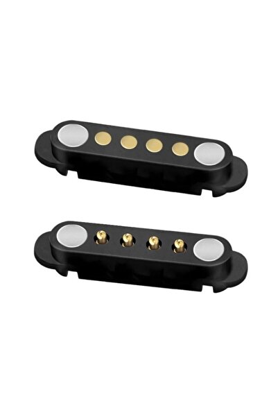 Genel Markalar LK-4PIN-1950404 4-Pin 2.54mm Pogo Pin Manyetik Konnektör Takımı