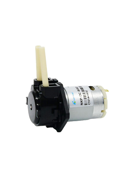 Motorobit Kamoer 12V Peristaltik Sıvı Pompası - NKP-DC-B08G Siyah