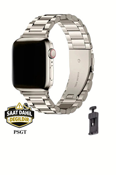 Apple Watch Compatible S10-46mm & Series 2/3/4/5/6/se/7/8/ultra (42/44/45/49)mm Stainless Steel Modernfit