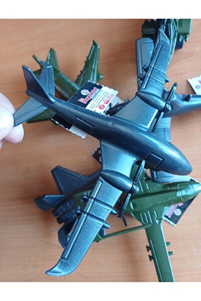 ALYTOYS Kırılmaz Uçak 6 Adet Geri Çek Bırak Savaş Siha Uçak Helikopter 16x12cm Iha Sıha Akıncı Ata